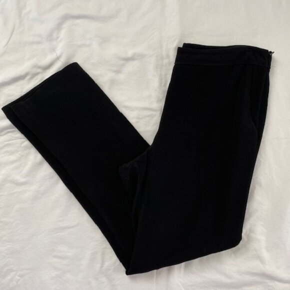 ALEXANDER WANG High Rise Black Crepe Trouser Pants Sz 8 - Picture 2 of 11
